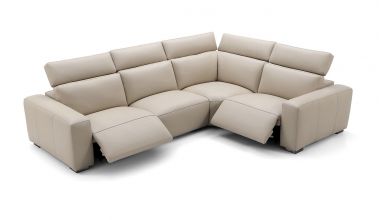 Cassoni Sofa Narożna z Funkcją Relaks